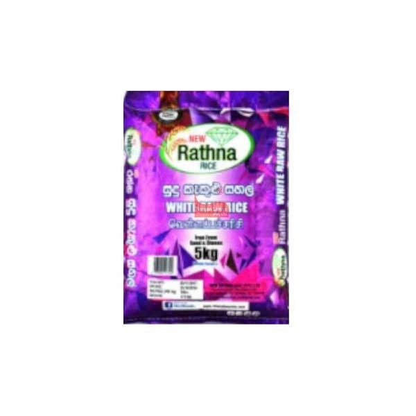 White Raw Rice 5Kg New Rathna